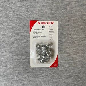 SINGER 12 PCS. Large 1/4-Inch Eyelets Pack
